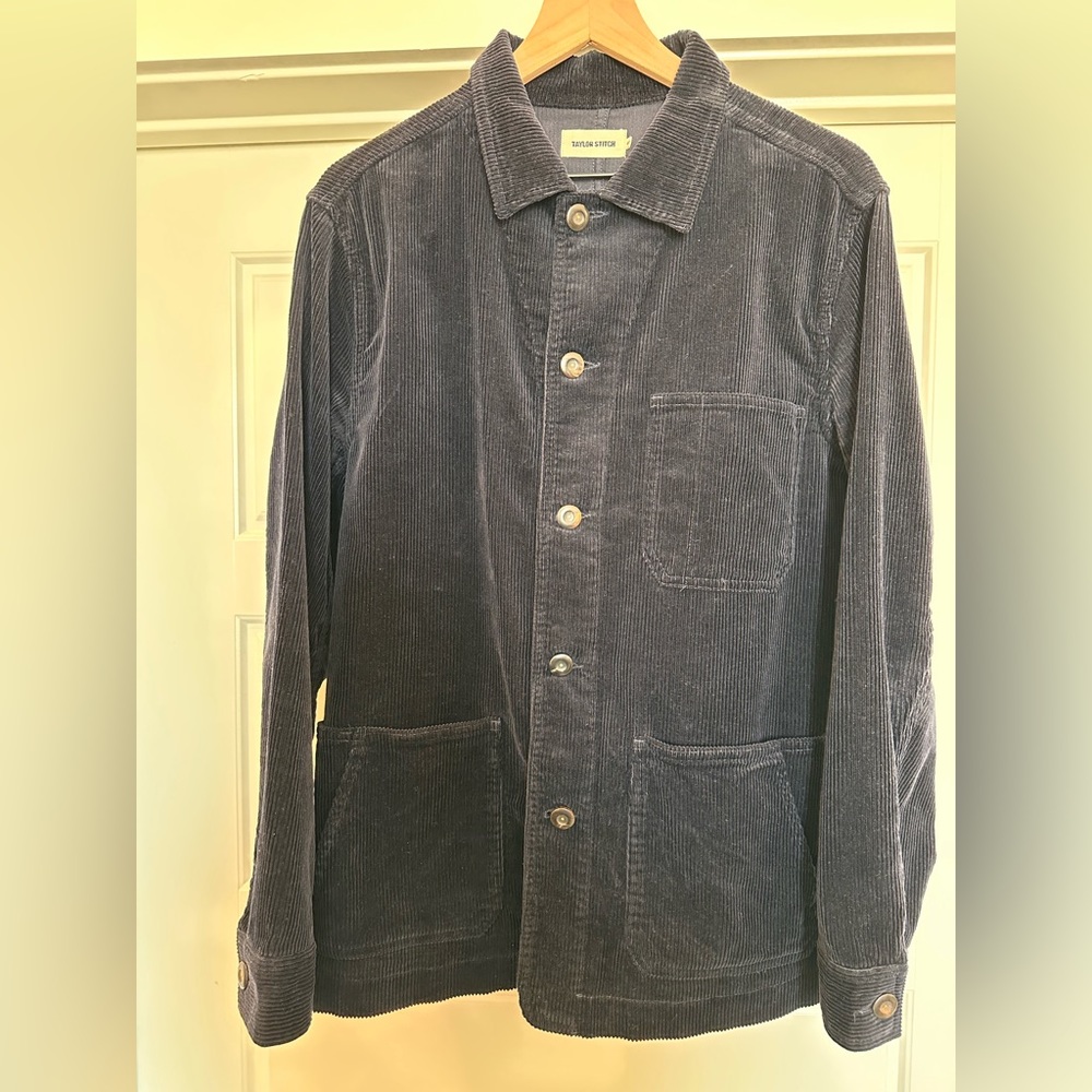 Taylor Stitch Ojai Jacket Navy Blue Corduroy Medium